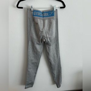 Grey GYMSHARK Flex Leggings🤍💙